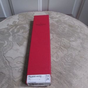 new VALENTINO GARAVANI WRAP PINK RUBBER BRACELET WITH SILVER TONE COLOR STUDS